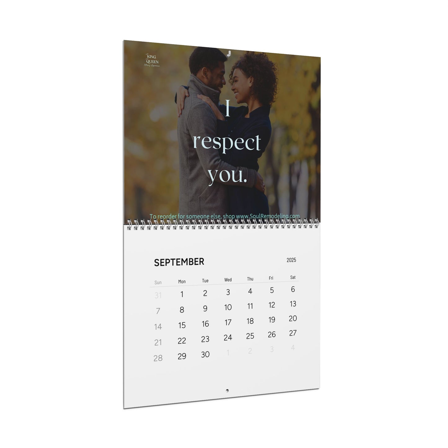 "I Respect You" Wall Calendar 2025